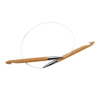 ChiaoGoo Crochet Hook, Bambú, Brown, Size-US-H-(5mm)