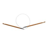 ChiaoGoo Crochet Hook, Bambú, Brown, Size-US-J-(6mm)