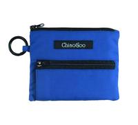 ChiaoGoo Estuche para accesorios de tejer y ganchillo 12 x 9,5 cm azul y negro 1 unidad