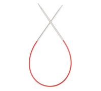 ChiaoGoo Knit RED circular needle 23cm 1.50mm - 1pc