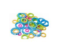 ChiaoGoo Marcadores de Puntos para Agujas de 5.00 mm a 15.00 mm, Azul, Verde y Amarillo, 1 unidad