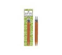 Puntas de bambú entrelazadas ChiaoGoo Spin de 13 cm y 3,25 mm de pátina, 1 unidad