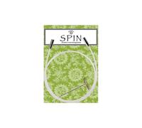 ChiaoGoo SPIN Cable de nailon transparente para agujas de punto circulares intercambiables conexión grande L 94 cm 1 unidad