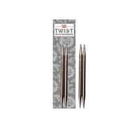 Agujas entrelazadas ChiaoGoo TWIST Lace de 10 cm y 6,50 mm - 1 unidad