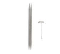 ChiaoGoo TWIST Lace Puntas de Agujas Intercambiables de Acero Inoxidable 8 cm 2,25 mm 1 unidad