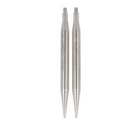 ChiaoGoo TWIST Lace Puntas de Agujas Intercambiables de Acero Inoxidable, 8 cm, 6.00 mm, Plata, 1 unidad