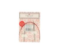 Paquete combinado de encaje corto ChiaoGoo TWIST de 5+8 cm y 2,25 mm (1 unidad)