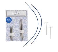 Paquete combinado de encaje corto TWIST de ChiaoGoo, 5+8 cm, 4,50 mm, 1 unidad