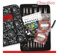 ChiaoGoo Twist Rojo Lace Agujas Complete Intercambiable Puntas Clavo 10 CM