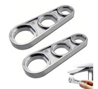 Chiave Multifunzione, DINGFENG 2 Pezzi Diverse Specifiche, 6 Misure, Acciaio Inossidabile, Chiave di Servizio Universale, Aeratore di Ricambio，Chiave Dell'Aeratore M16/M18/M20/M22/M24/M28