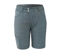 Chiba Baggy Pantalones Cortos con Pantalones Interiores para Mujer Anthracite/Black M