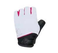 Chiba BioXCell Guantes de Ciclismo para Mujer, Cortos, Blanco/Negro, 2025: Talla: L (9)