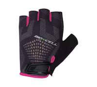 Chiba BioXCell Super Fly | Guantes de Ciclismo de Verano duraderos para Hombre y Mujer | Cojín anatómico de Gel | Microfibra Resistente | Tecnología de Punto Transpirable | Elegante en Negro/Rosa