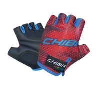 Chiba Kids Children's Cycling Gloves Short Red / Blue 2022 Size L (9)