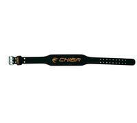 Chiba Unisex Cinturón de cuero Black/Gold 4XL