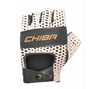Chiba Unisex Pure Nature Guantes Beige/Black S