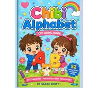 Chibi Alphabet: Coloring Book