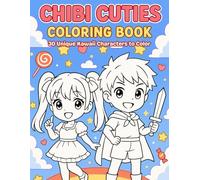 Chibi Cuties Coloring Book: 30 Unique Kawaii Characters to Color - Fun, Relaxing, and Perfect for Teens, Adults, and Anime Fans (Chibi Coloring Books Collection)