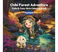Chibi Forest Adventure: Coloring Book for Kids Ages 4+, Cute & Cozy Adventure Girls with Simple Relaxation Designs