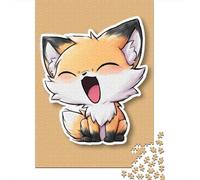 Chibi Fox Sticker Cute Animal Rompecabezas Imposible,desafío for Adults Entretenimiento Creativo 1000 Piezas Obra De Arte De Juego De para Adultos Y Niños A Partir De 12 Años 70x50cm/1000pcs
