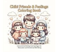 Chibi Friends & Feelings Coloring Book: Cute and Comforting Coloring Pages for Relaxation and Emotional Well-Being