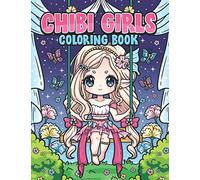 Chibi Girls Coloring Book: Kawaii Japanese Manga Drawings And Cute Anime Characters Coloring Page For Kids And Adults