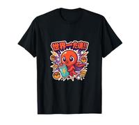Chibi Kawaii Anime Pulpo ¡Mundo Número Uno! Camiseta