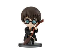 Chibi Masters Bandai Figura de Harry Potter, 8 cm, muñeca de Harry Potter, con Escoba, coleccionables mágicos para Adultos y niños