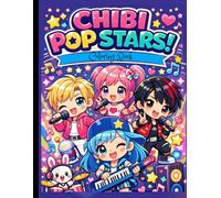 Chibi Pop Stars Coloring Book: Easy-to-Color Designs for Creative Relaxation.