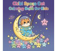 Chibi Space Cat Coloring Book for Kids: 50 Unique Illustrations of Adorable Space Adventures: Fun & Easy Cartoon Cat Designs with Bold Lines for Boys and Girls Ages 5-12