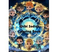 Chibi Zodiac Coloring Book Boy: 40 niedliche Sternzeichen im Anime & Manga Chibi-Stil