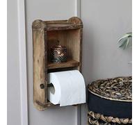 Chic Antique - Portarrollos de Papel higiénico de Pared en Forma de ladrillo de Madera
