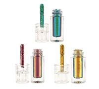 Chic-Chat Multi-Chrome Liquid Lipsticks Long Wear Matte Liquid Lipsticks Shimmer Shinning Liquid Lip Gloss Multipurpose Highlight Eyeshadow Lipsticks