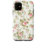 Chic Floral Heirloom Pastel Pink Cottagecore Roses Romantic Carcasa para iPhone 11