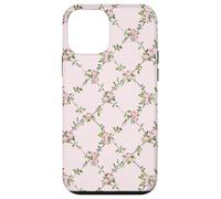 Chic Floral Heirloom Pastel Pink Cottagecore Roses Romantic Carcasa para iPhone 12 mini