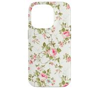 Chic Floral Heirloom Pastel Pink Cottagecore Roses Romantic Carcasa para iPhone 14 Pro