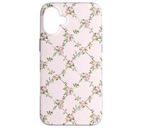 Chic Floral Heirloom Pastel Pink Cottagecore Roses Romantic Carcasa para iPhone 16 Plus
