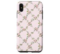 Chic Floral Heirloom Pastel Pink Cottagecore Roses Romantic Carcasa para iPhone XS Max