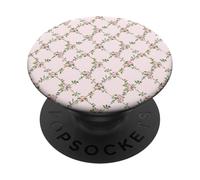 Chic Floral Heirloom Pastel Pink Cottagecore Roses Romantic PopSockets PopGrip Adhesivo