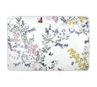 Chic Flowers Butterflies - Almohadilla de entrenamiento para orinar extragrande, altamente absorbente, cambiador de pañales, forro de cama para niños, 52 pulgadas de largo x 34 pulgadas de ancho