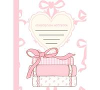 Chic Kawaii Coquette Notebook: Adorable and Elegant Lined Journal for Stylish Notes: 120 pages wide ruled