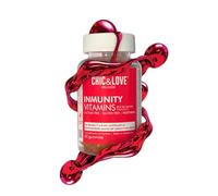 CHIC & LOVE | Inmunity Vitamins | Gominolas de Miel de Manuka, Vitamina C, Zinc y Selenio | Refuerza el Sistema Inmune Todo el Año | SIN Gluten, SIN Lactosa | Veganas | Sabor Mandarina | 60 Gummies