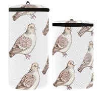 Chic Mourning Dove Birds - Bolsa de lavado de zapatos para tenis, 2 unidades, bolsa de lavado de zapatos blanca, Elegante paloma de luto pájaros blanco, 1 size, Moderno