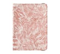 Chic - Organizador de documentos de viaje para pasaporte y tarjeta de vacunación, color oro rosa, con ranura para tarjetas de vacunación, resistente al agua