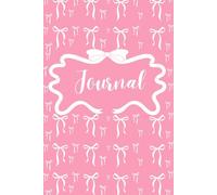 Chic & Simple: Pink Ribbon Journal: Elegant Lined Notebook with Stripes - 108 Pages for Writing, Journaling, or Note-Taking