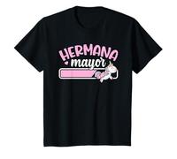 Chica Anuncio Embarazo Unicornio Voy A Ser Hermana Mayor Camiseta