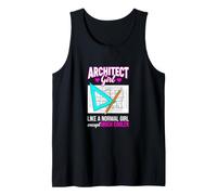 Chica Arquitecto Divertido Diciendo como Una Chica Normal Excepto Mucho Camiseta sin Mangas