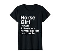 Chica Caballo Como Una Chica Normal Mucho Más Fresco Chica Cabal Camiseta