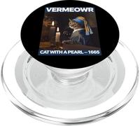 Chica con un Pendiente de Perla Latte Helado de Johannes Vermeer PopSockets PopGrip para MagSafe