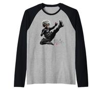 Chica Creo Que mi Abuela es un espía v2 Camiseta Manga Raglan